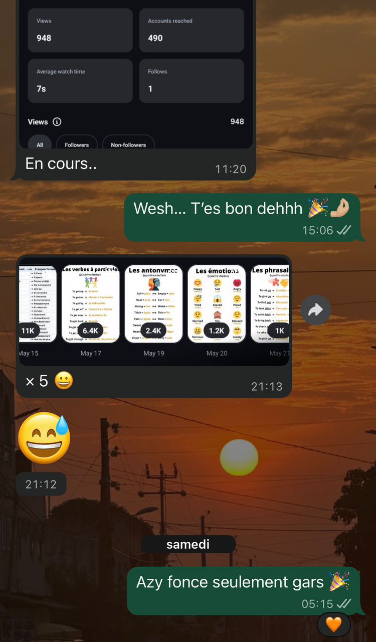 Témoignage Instagram explose les compteurs
